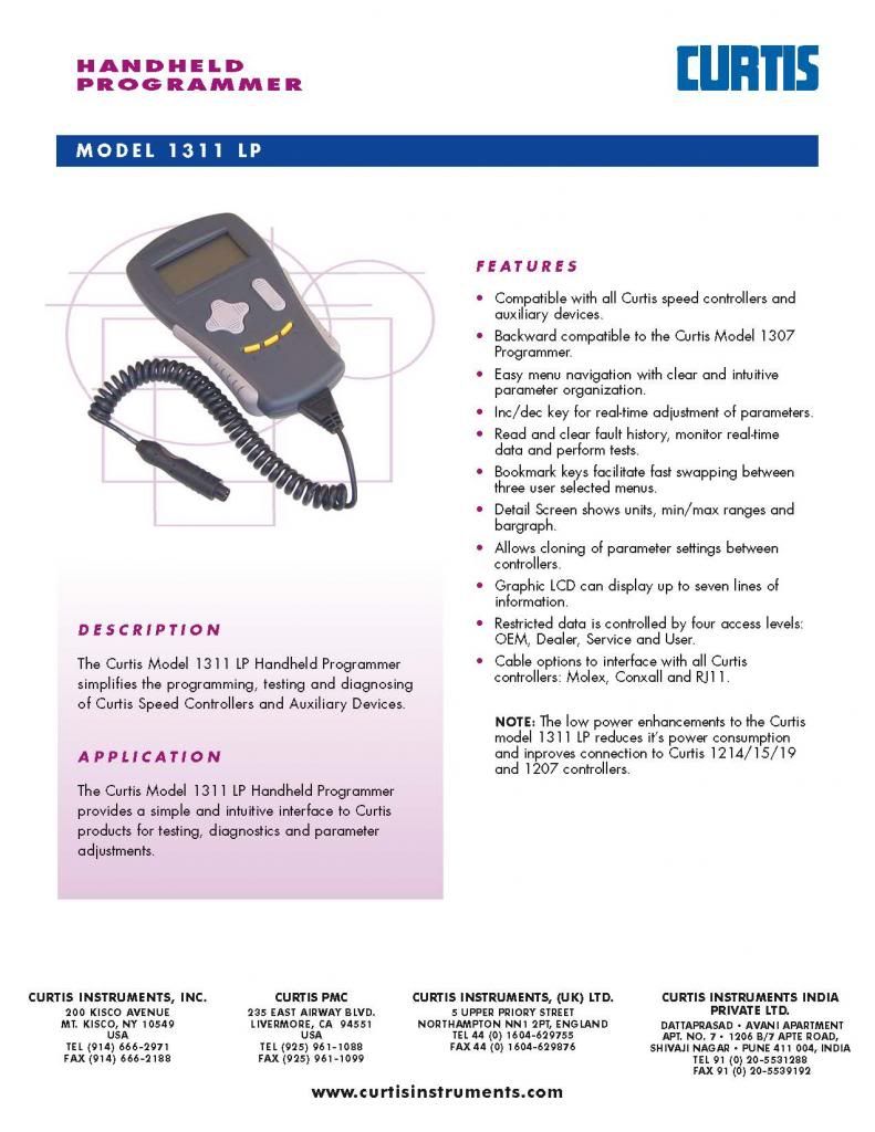 Buy New Curtis Programmer 13114401 Club Car IQ Precedent Golf Cart