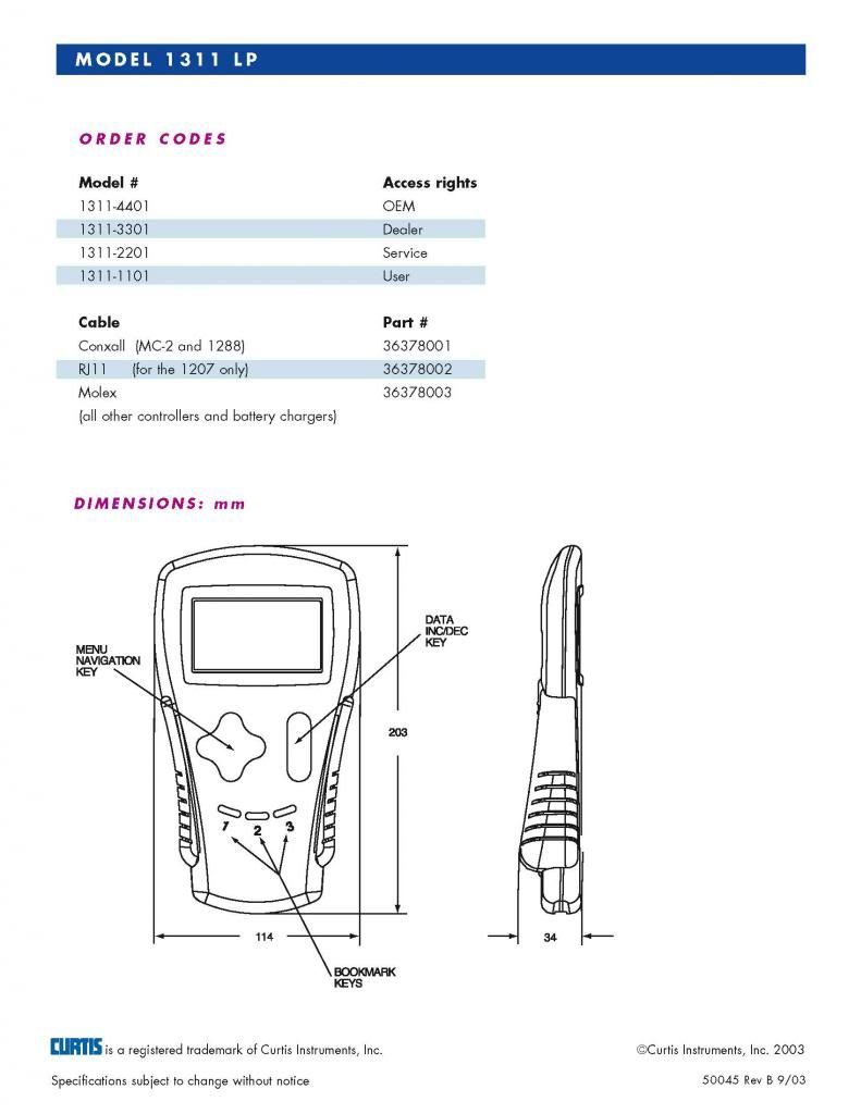 Buy New Curtis Programmer 13114401 Club Car IQ Precedent Golf Cart