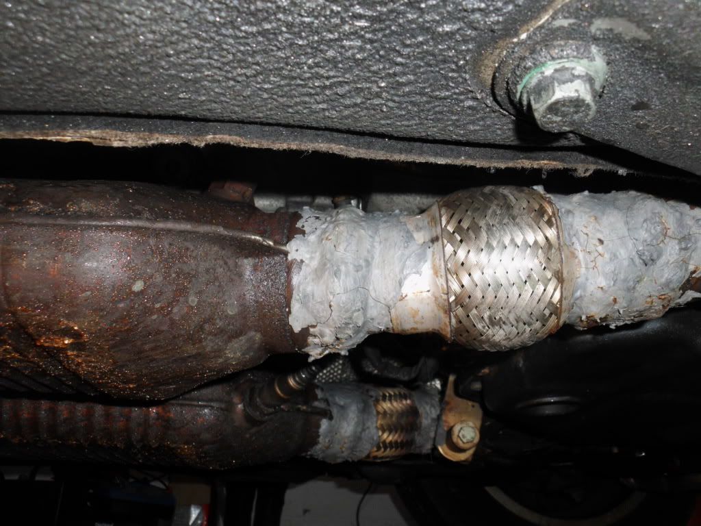 fix exhaust flex pipe