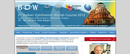 Web Design - Resbiomed Balkan Ophthalmic Wetlab