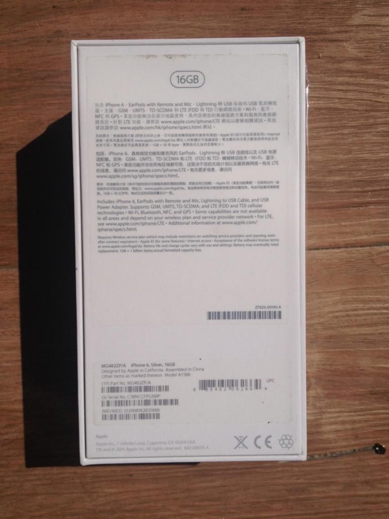 Cần đi nhanh Iphone 6 silver 16gb Q10, HCM - 1